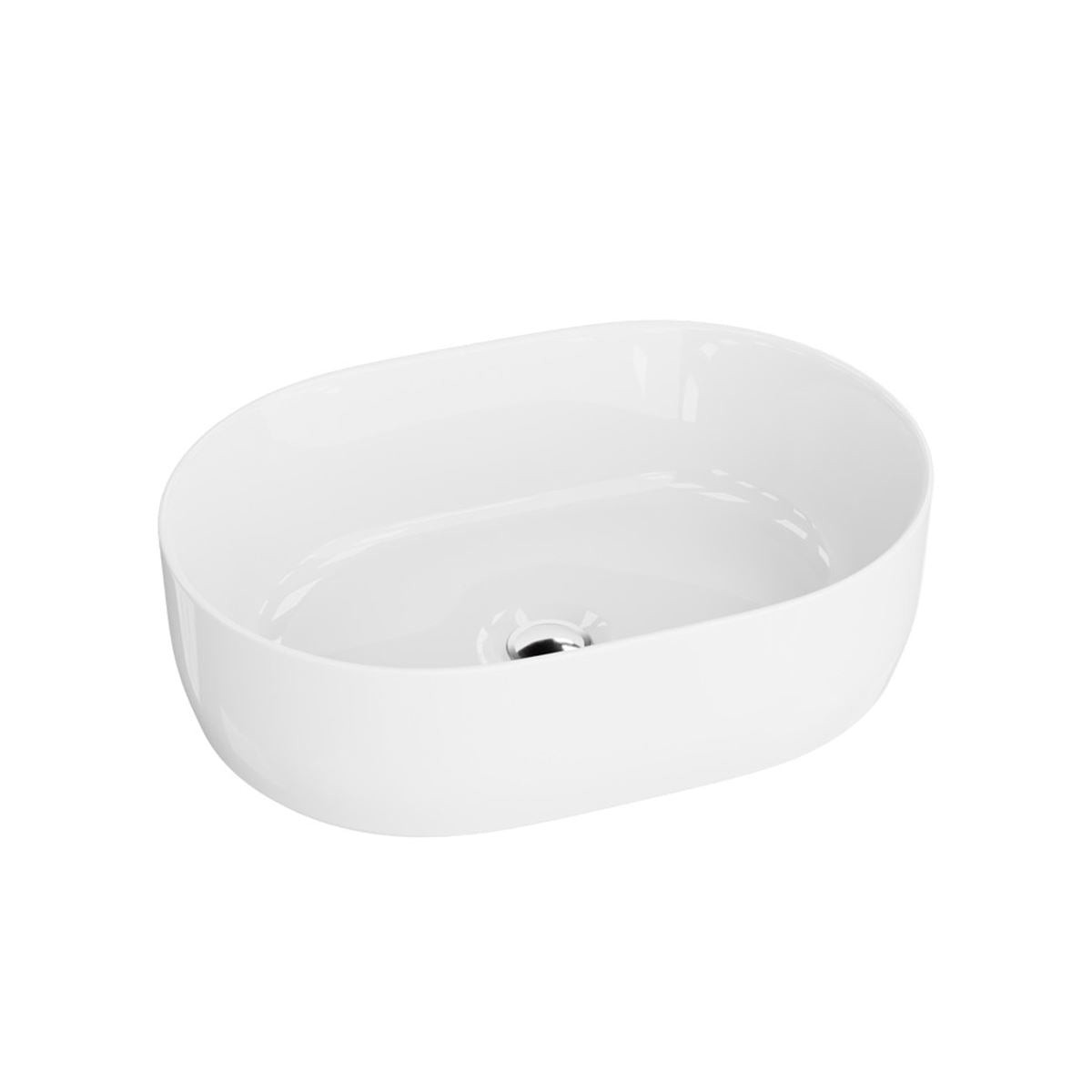 Koke 460mm Countertop Basin - White Gloss