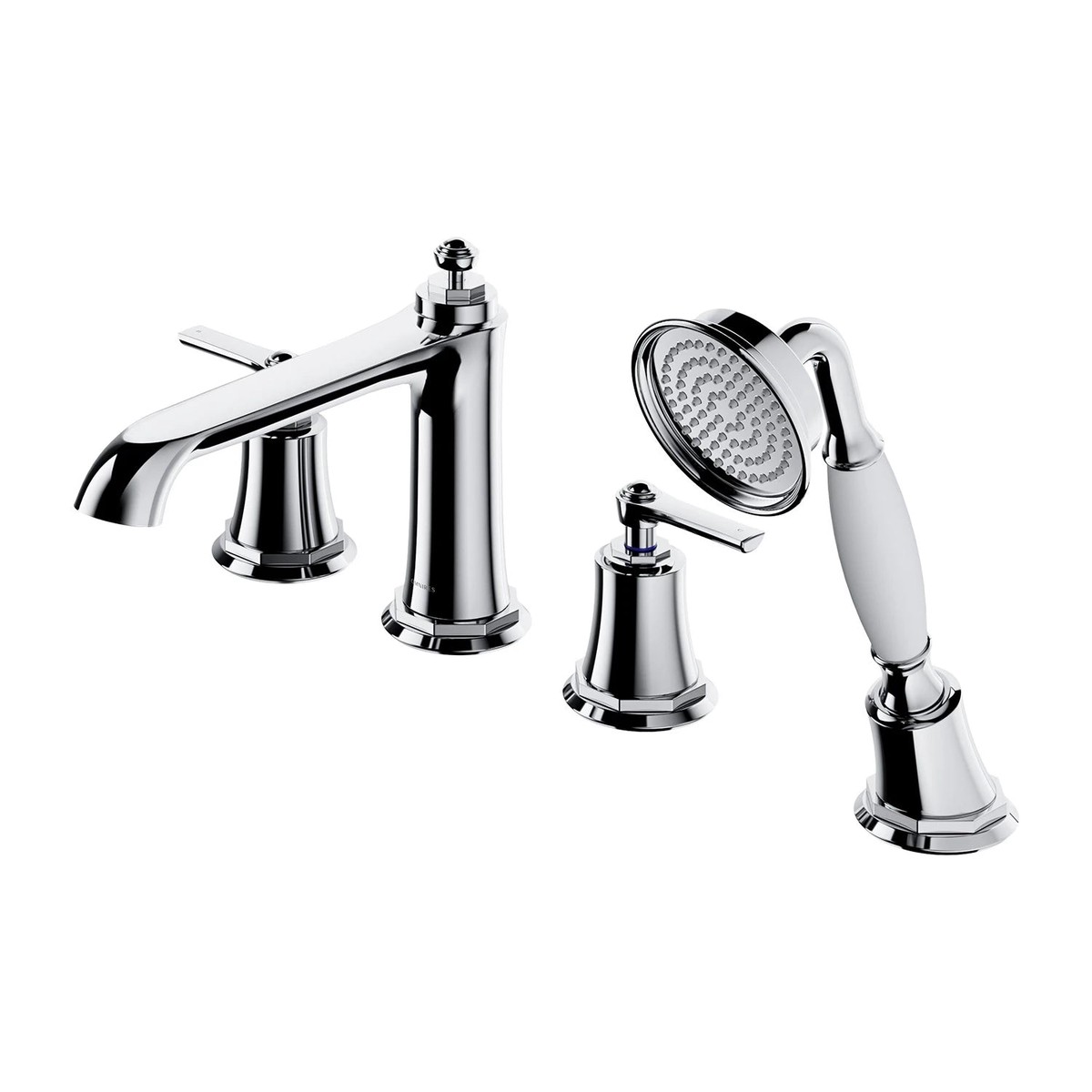 Armance Traditional 4-Hole Bath Mixer Tap