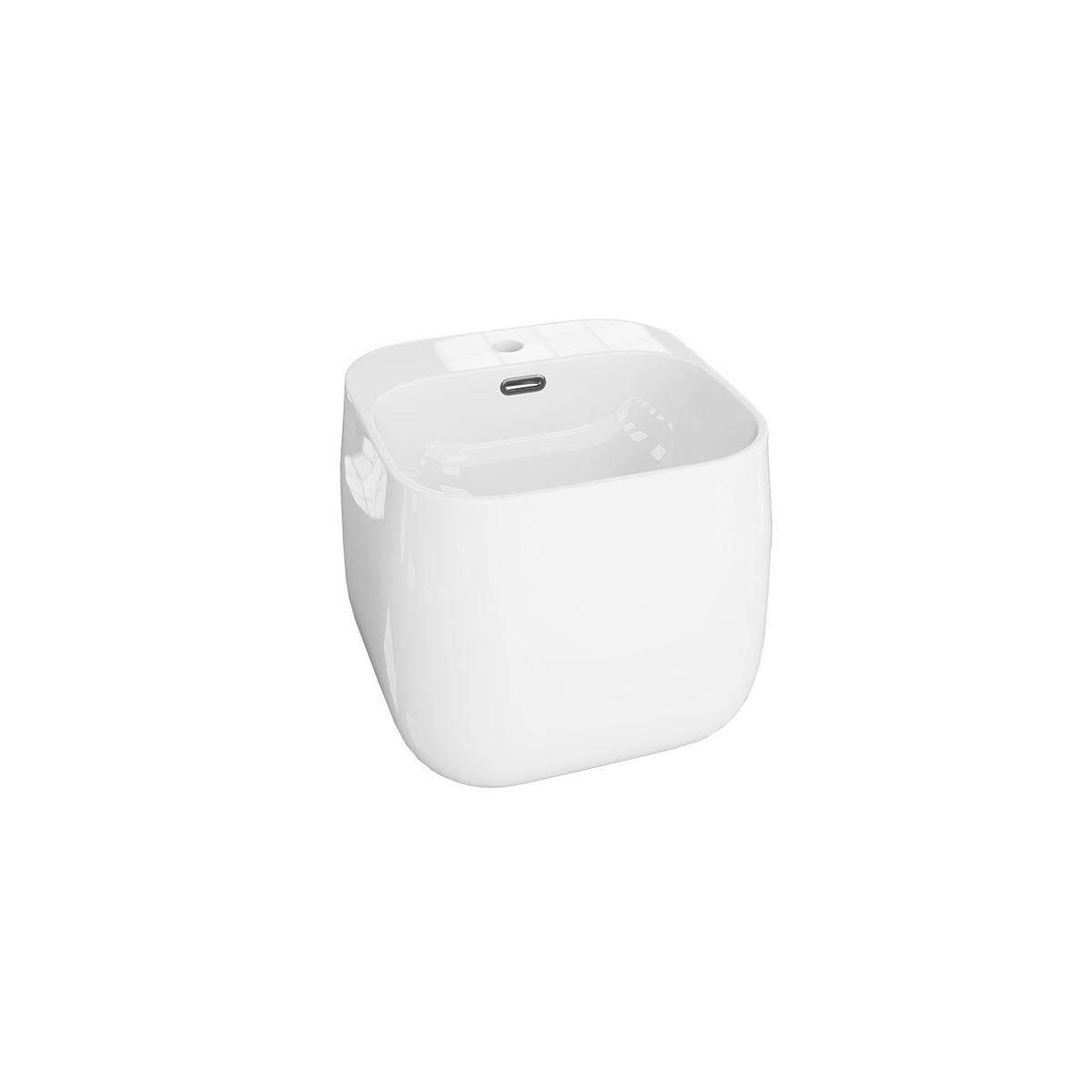 Ivero 400mm Wall-Hung Basin - White Gloss