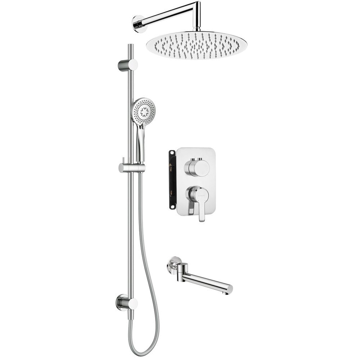 Arnika Concealed shower set, with mixer BOX