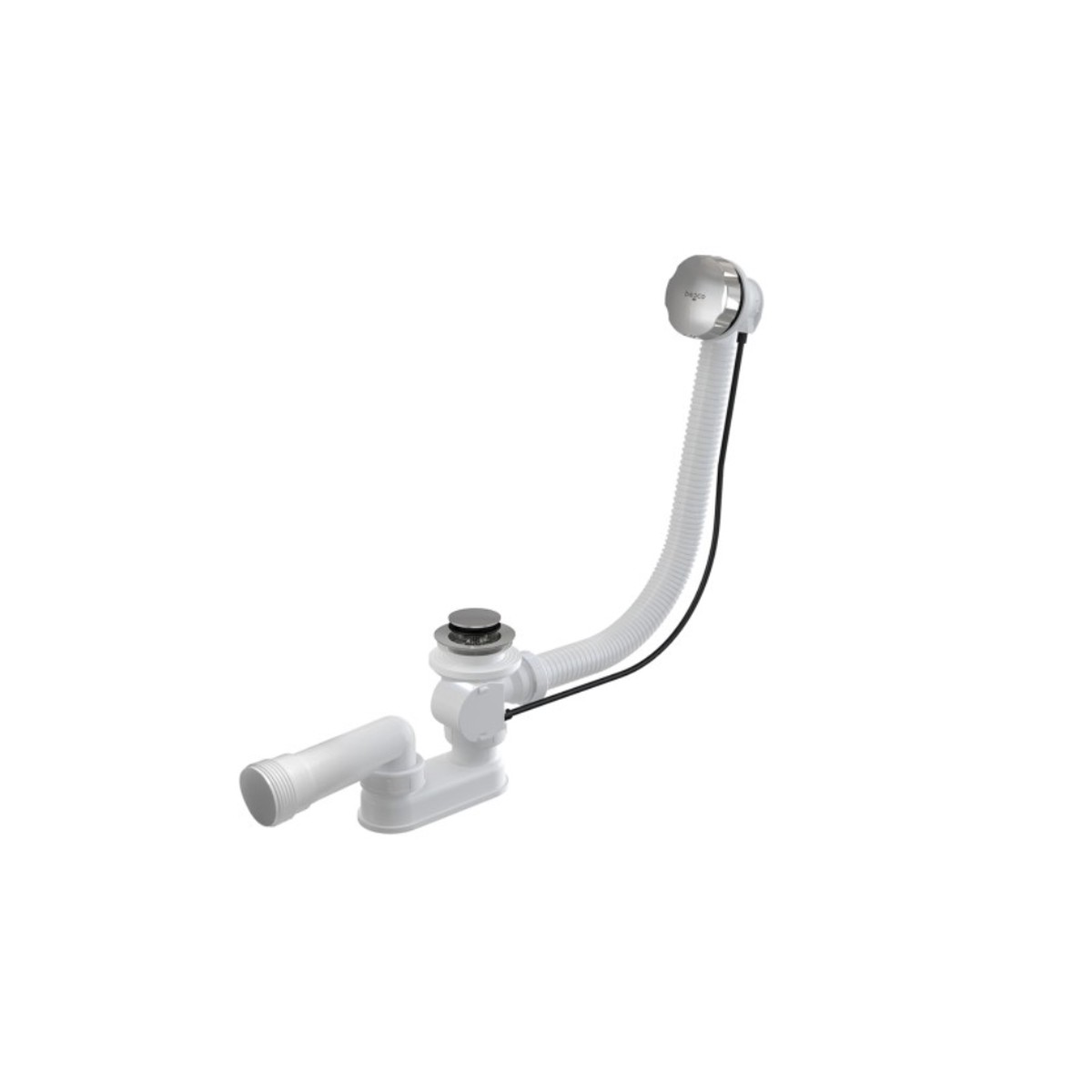Automatic siphon with overflow for bath
