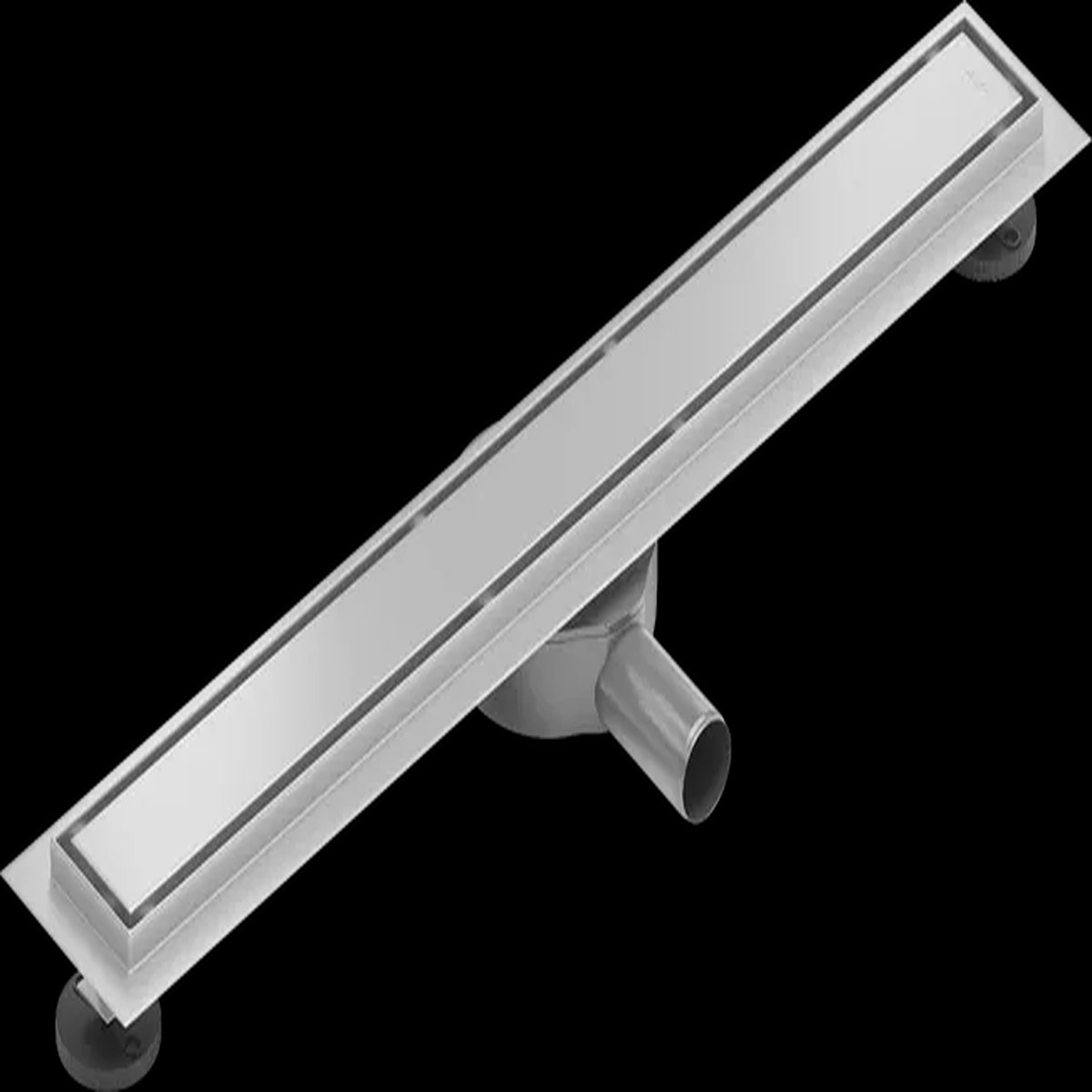 Brushed Chrome Linear Shower Drain