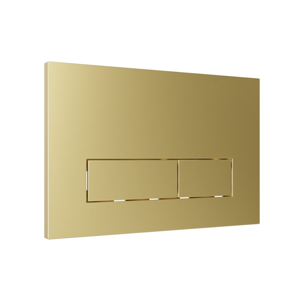 Flush Button Rectangle 200.3.5 Gold