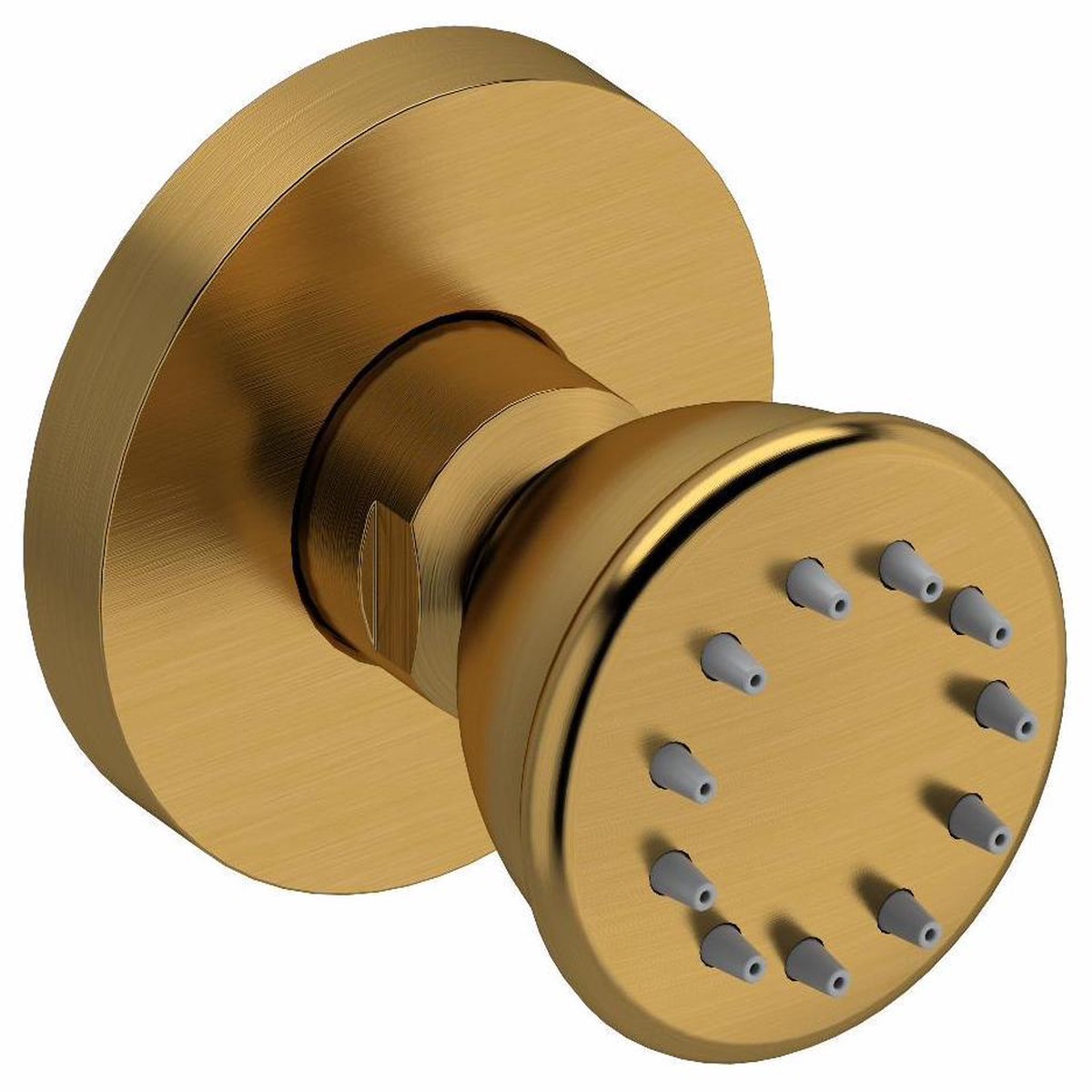 1-Function Round Body Spray - Brushed Gold 390BG RIOBEL
