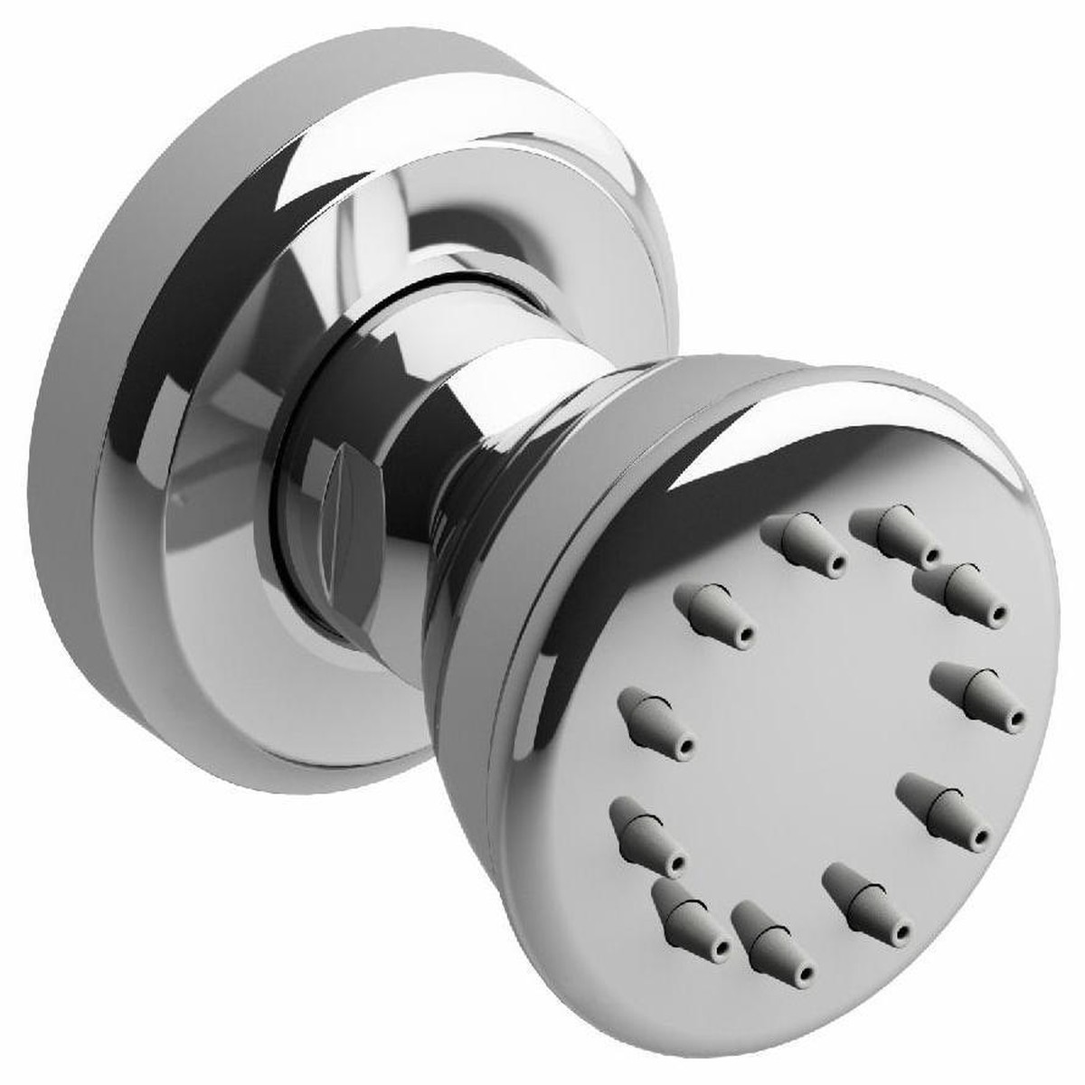 1-Function Round Body Spray - Chrome 337C RIOBEL