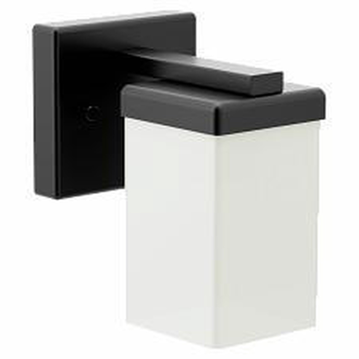 90 Degree 1-Globe Light Sconce - Matte Black YB8861BL Moen