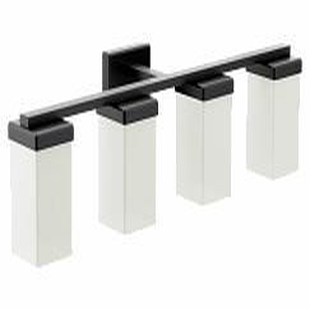 90 Degree 4-Globe Light Sconce - Matte Black YB8864BL Moen