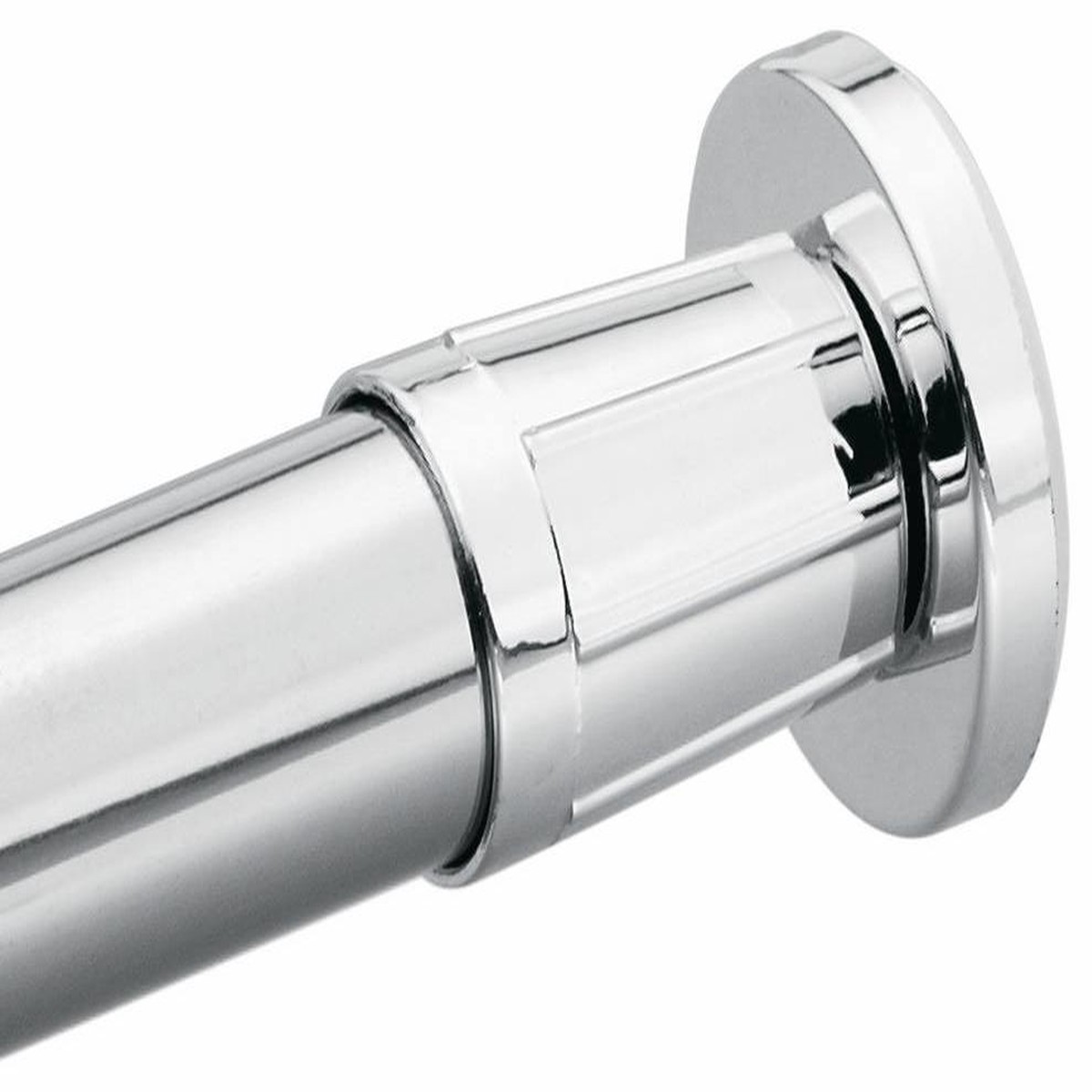 Donner Adjustable Shower Rod Flange Set - Chrome 52-F Moen