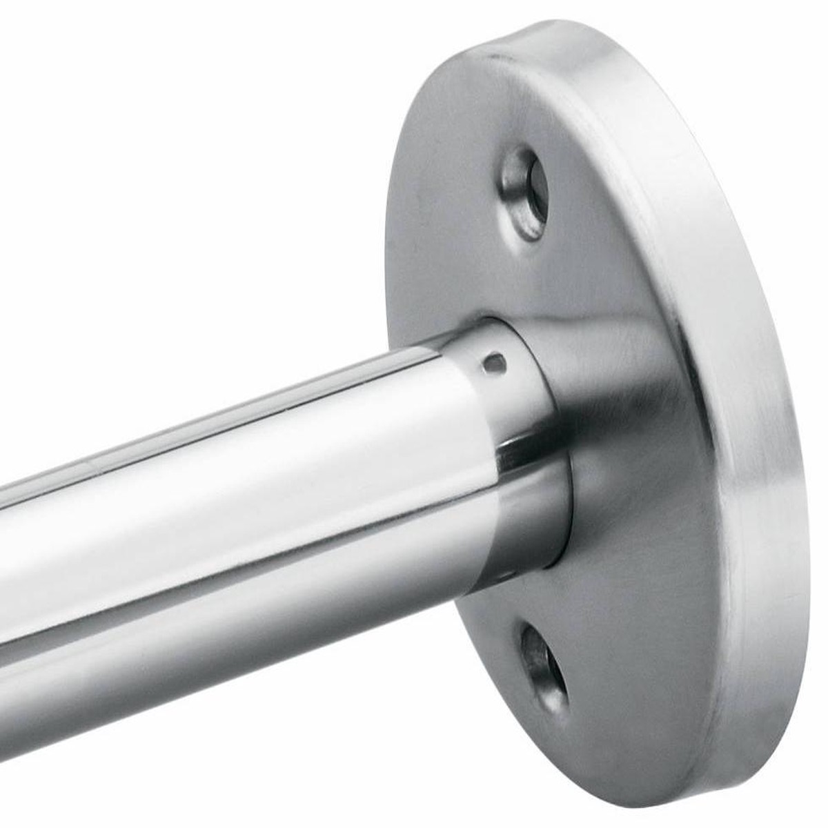 Donner Shower Rod Flange Set - Stainless 58-F Moen