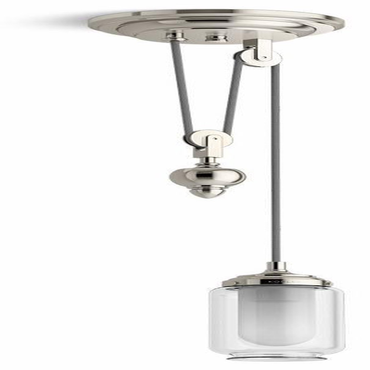 Artifacts 1 light Adjustable Pendant - Polished Nickel 22654-PE01-SNL Kohler