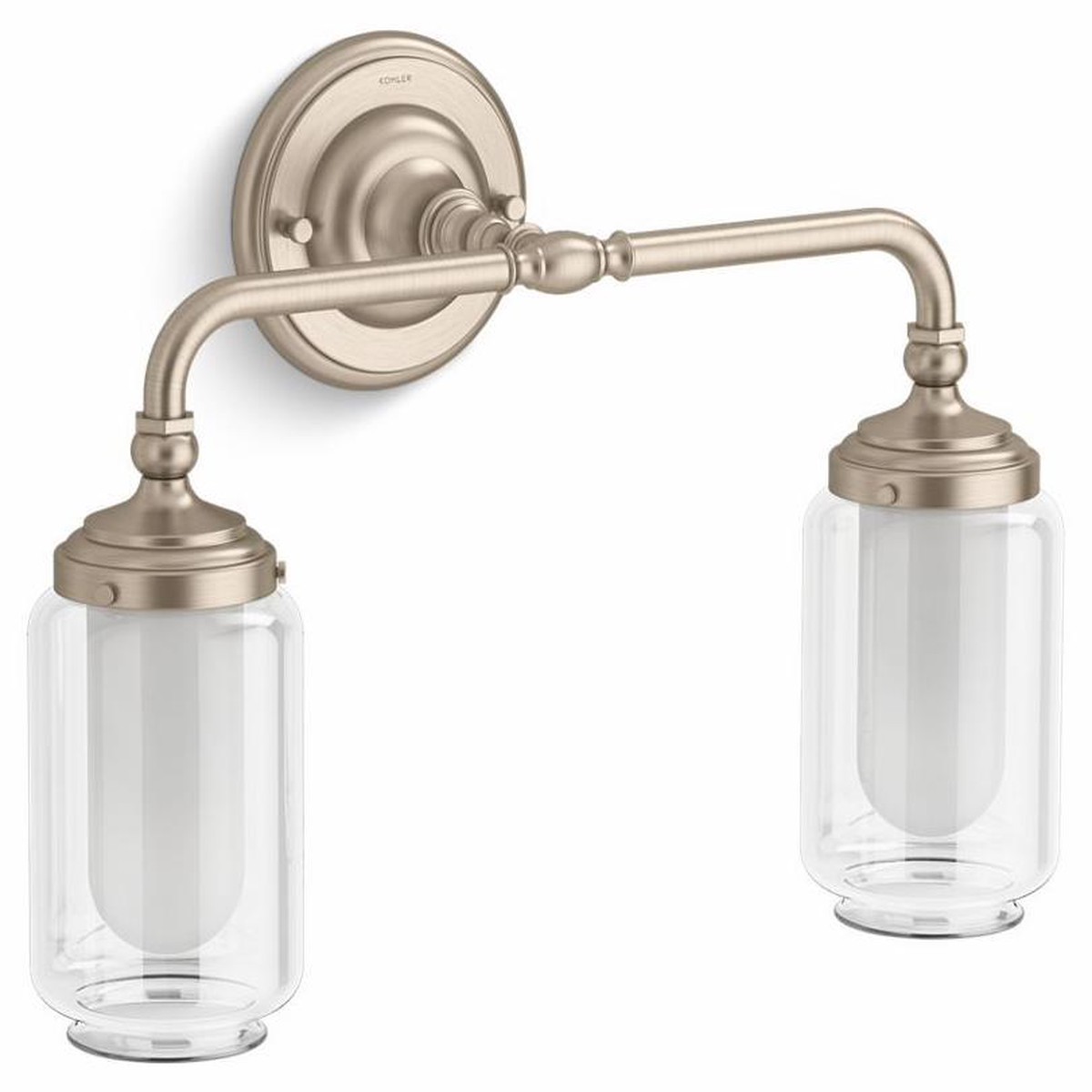 Artifacts 2-Light Sconce - Brushed Bronze 72582-BVL Kohler