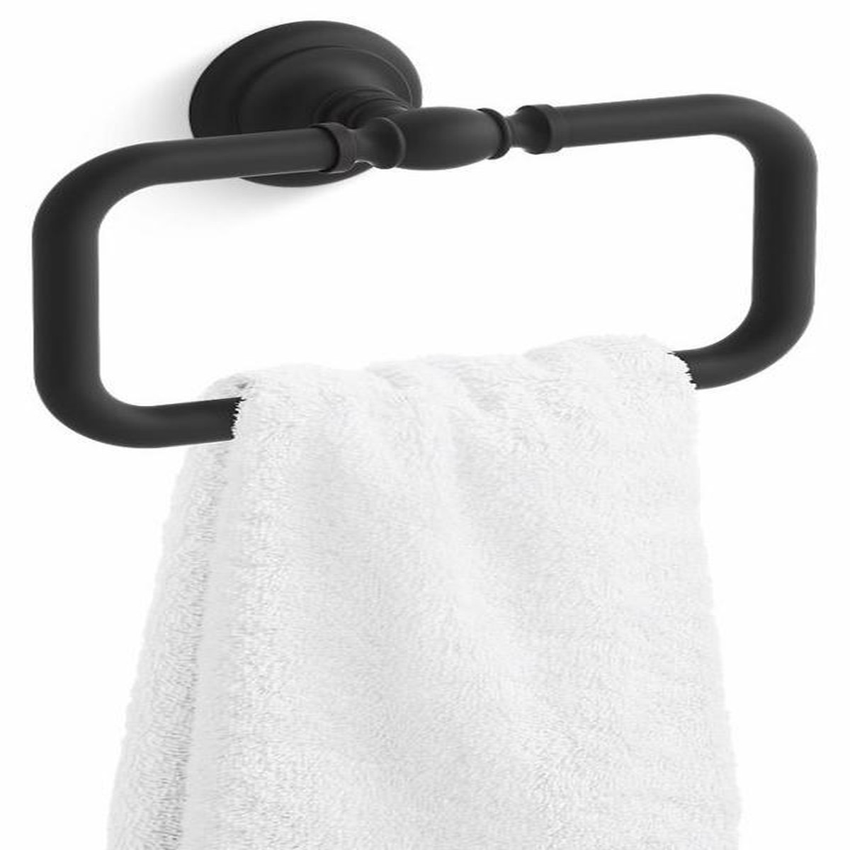ARTIFACTS TOWEL RING - Matte Black 72571-BL Kohler