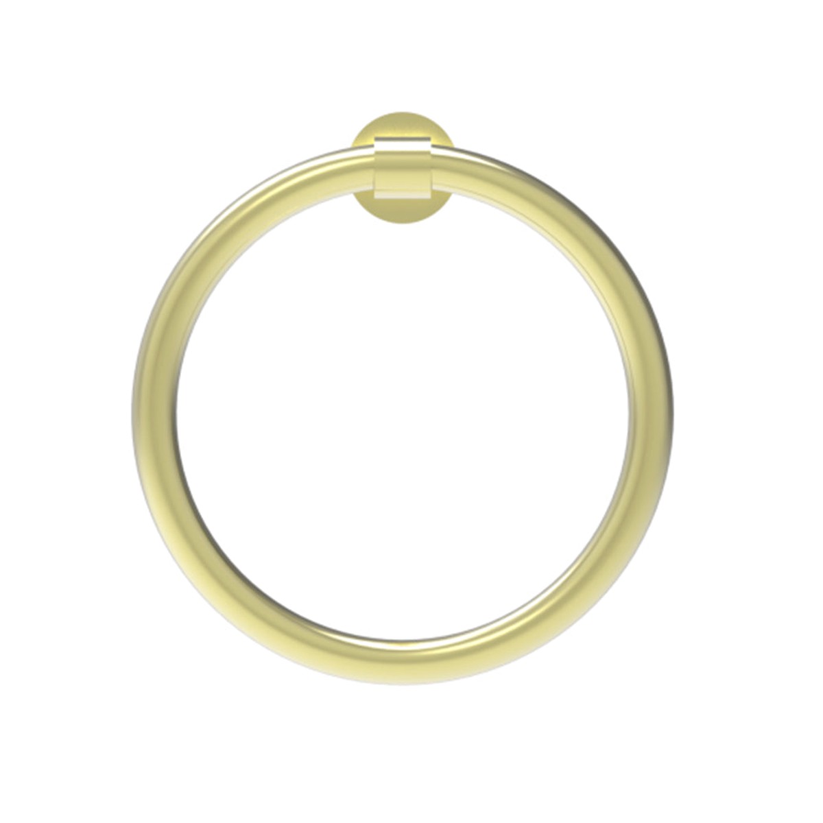 Oslo Towel Ring - Wall Mount - 8" Brass/Brushed Brass