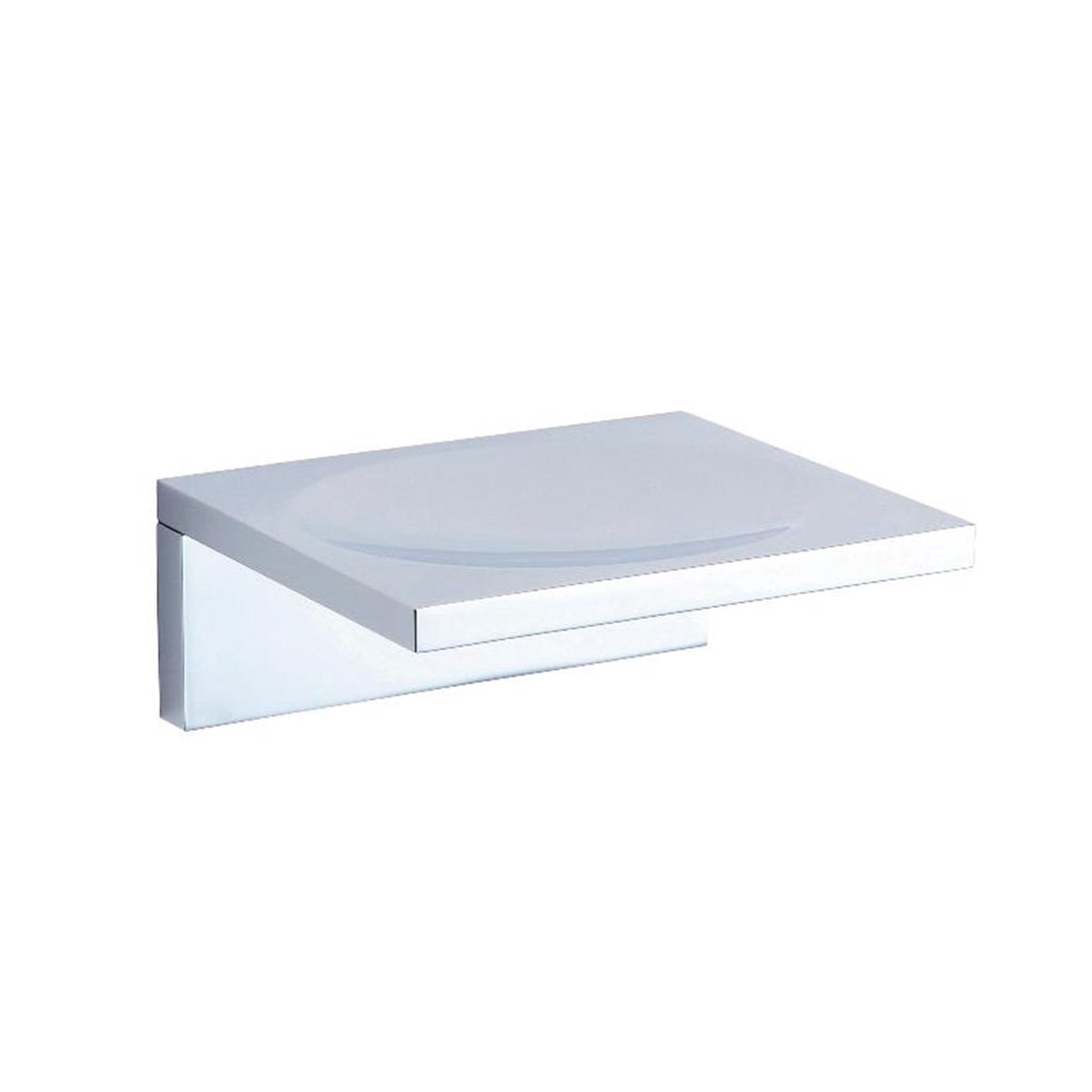 Berlin Soap Dish - Wall Mount - 5" Brass/Polished Chrome