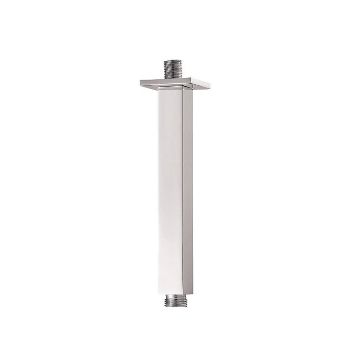 Devon Shower Arm - Ceiling Mount - 8" Brass/Polished Chrome