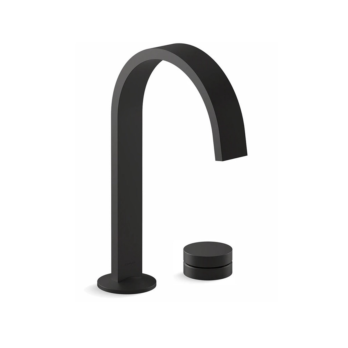 Components Bathroom Faucet - Widespread - 11" Brass/Matt Black
