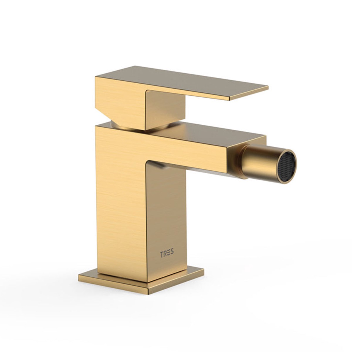 Cuadro Bidet Faucet - Single Hole - 5" Brass/Matt Gold