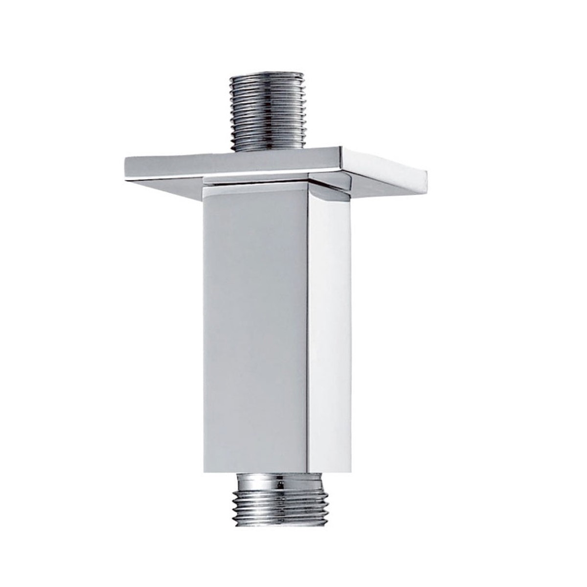 Devon Shower Arm - Ceiling Mount - 4" Brass/Polished Chrome