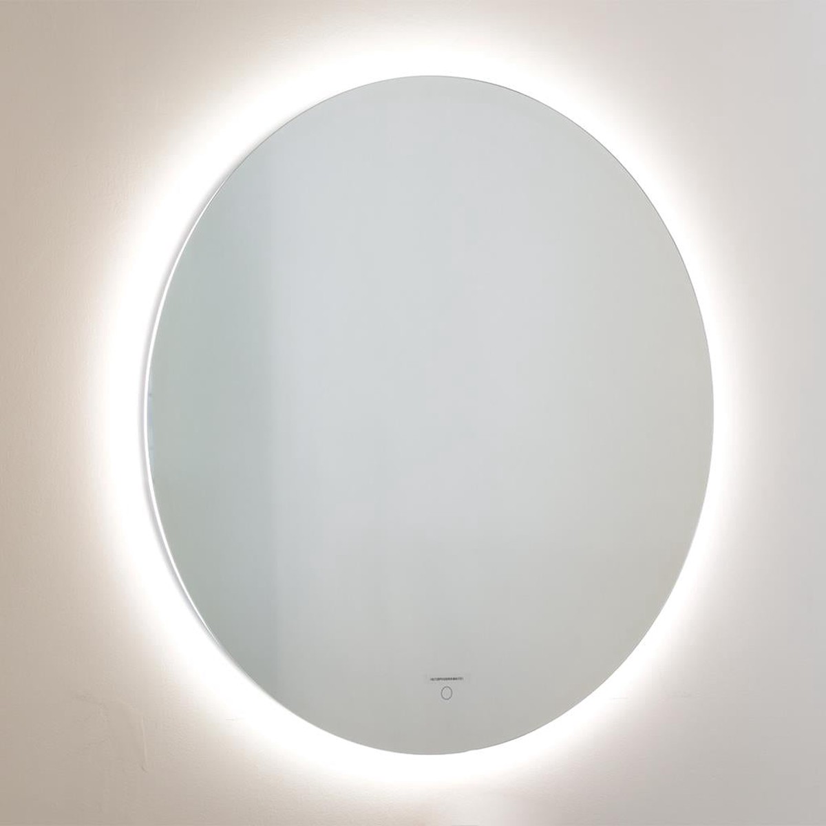 Diffusion Touch Switch Led Vanity Mirror - Wall Mount - 32" Glass/Glass