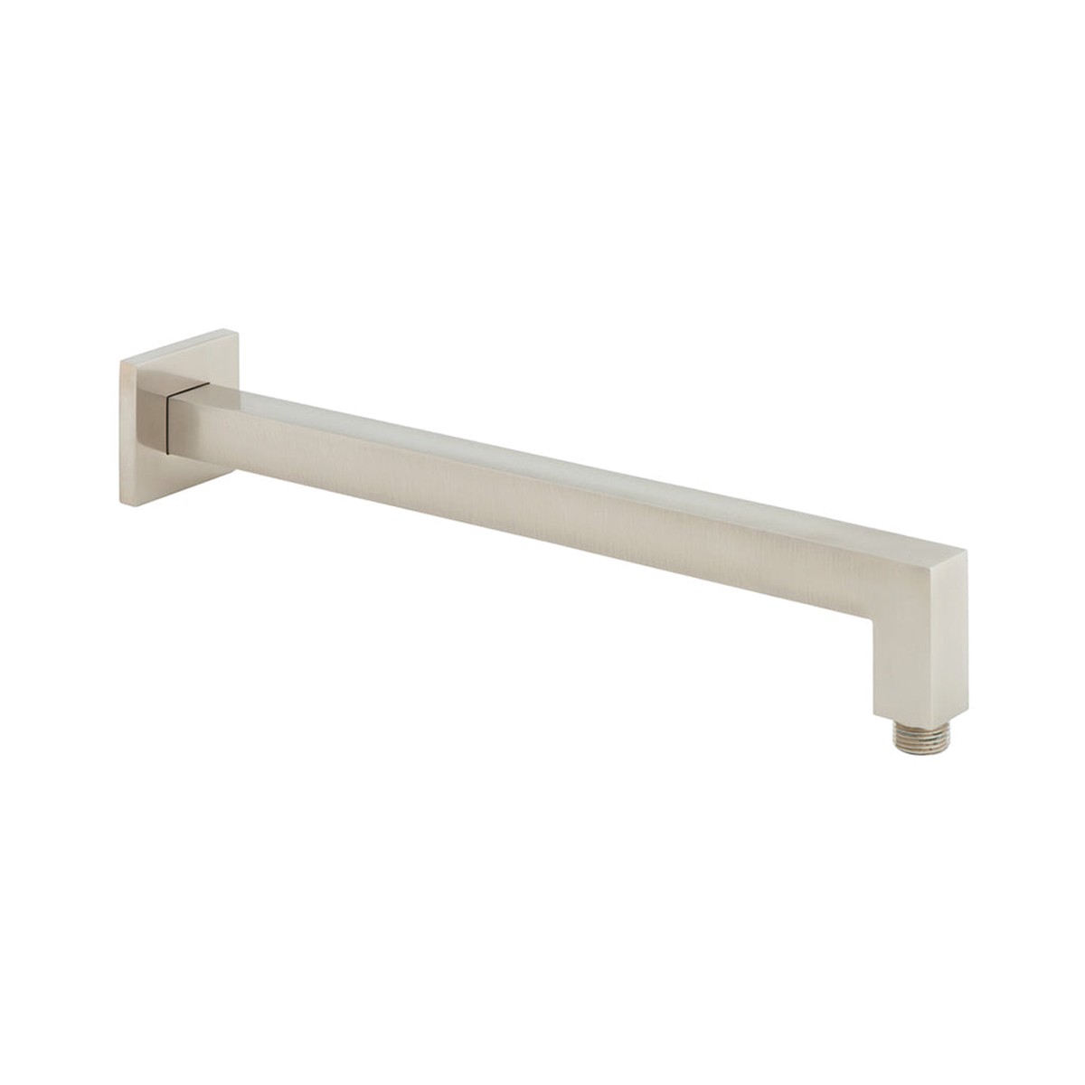 Devon Shower Arm - Wall Mount - 16" Brass/Brushed Nickel