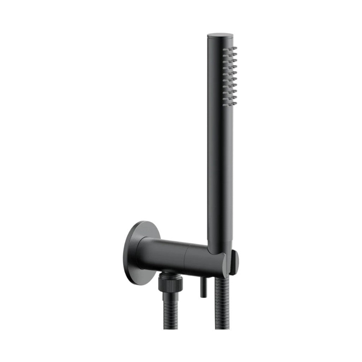 Basic Ii Round Volume Control Hand Shower Set - Wall Mount - 9" Brass/Gun Metal