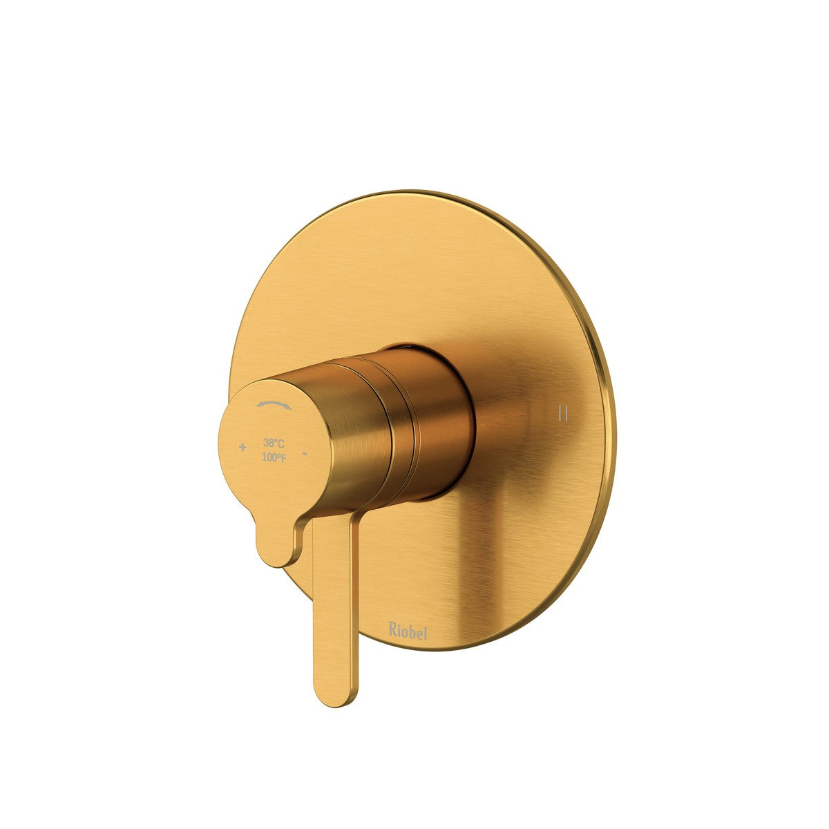 Riobel TNB44 Nibi 1/2" Therm & Pressure Balance Trim With 2 Functions