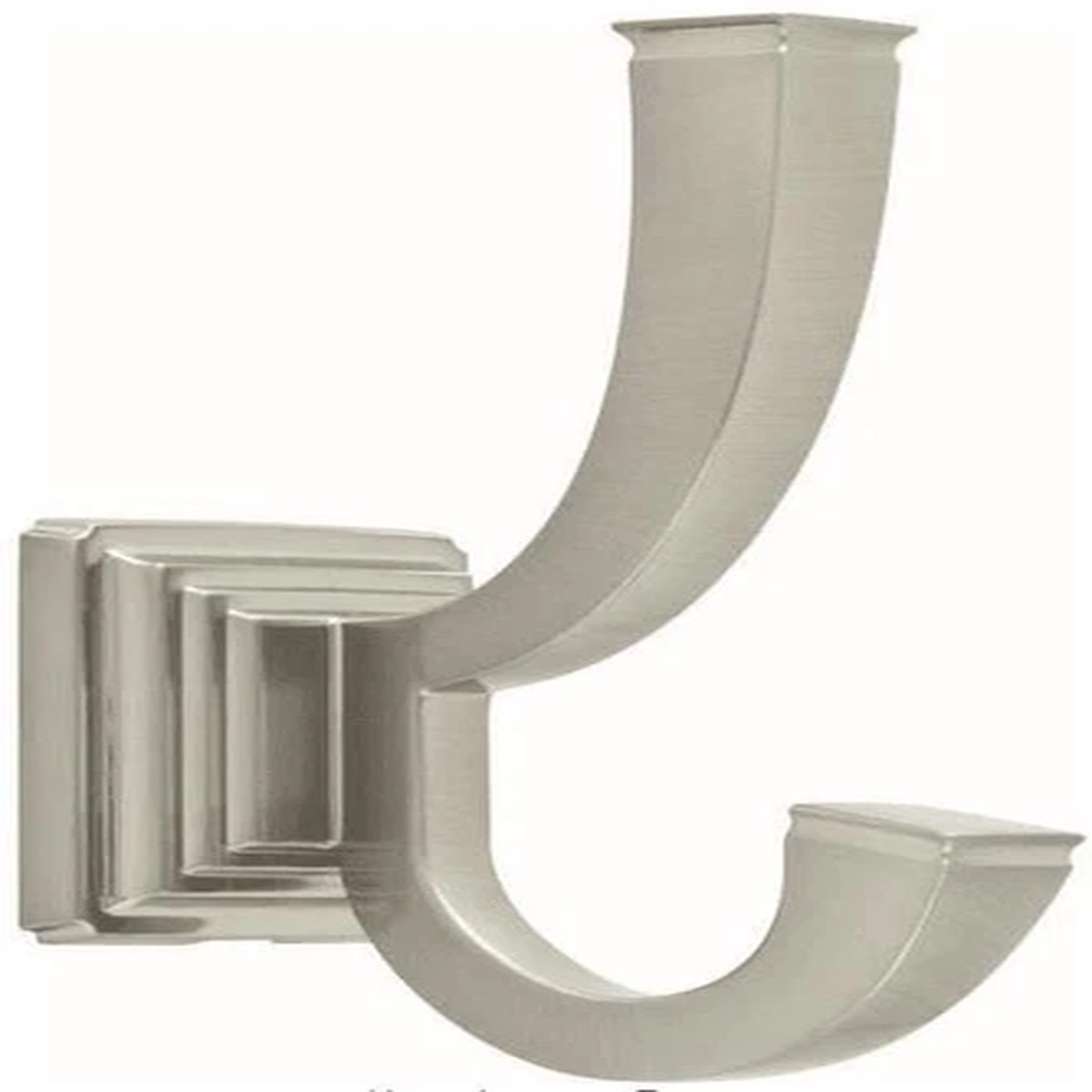 (5 Pack) Elegant Square Hook in Satin Nickel - 1 3/4 inch