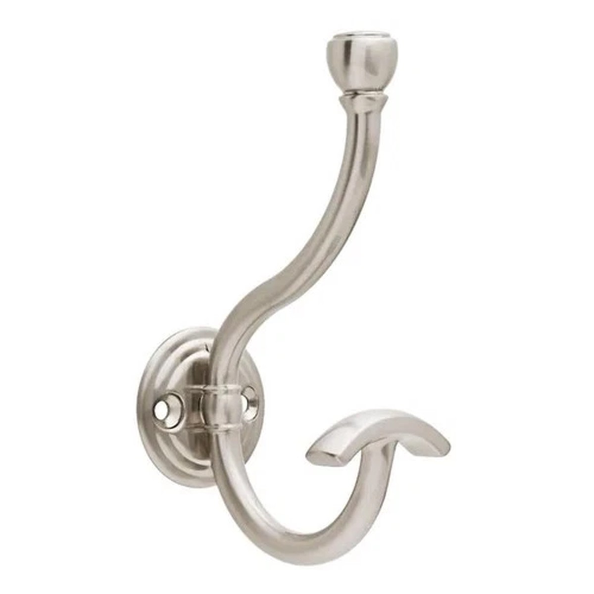 (5 Pack) Classic Comfort 5 inch Hook Satin Nickel